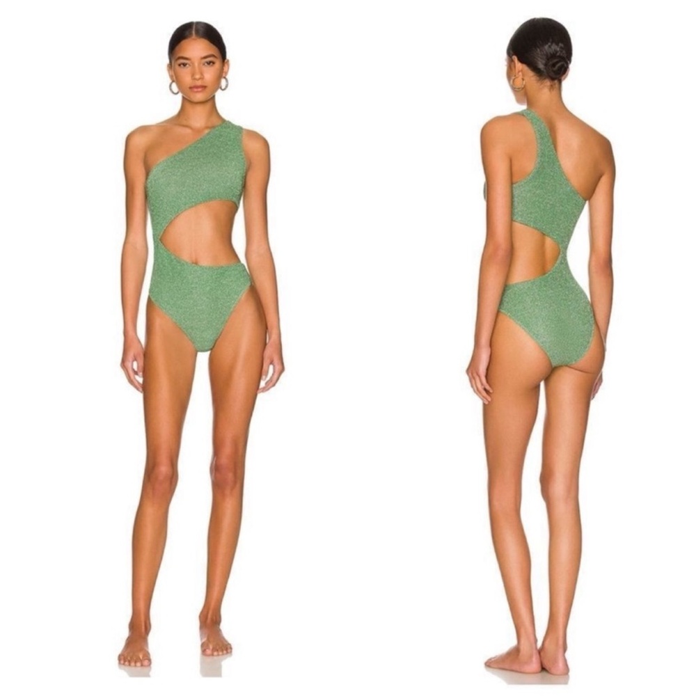 NWOT Beach Riot Celine Shine One-Piece - Picture 1 of 7